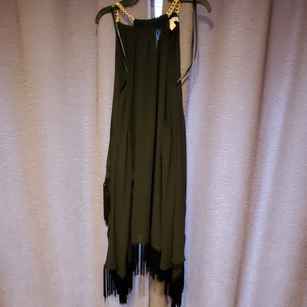 Michael Kors Black Halter Dress